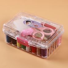 Load image into Gallery viewer, 1 Set Sewing Tool Pack Kit Thread Threader Needle Tape Measure Scissor Thimble with Storage Box Sewing Tool Accessory
