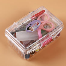 Load image into Gallery viewer, 1 Set Sewing Tool Pack Kit Thread Threader Needle Tape Measure Scissor Thimble with Storage Box Sewing Tool Accessory
