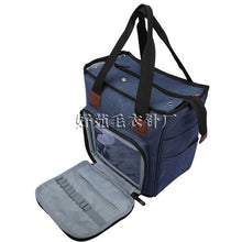 Load image into Gallery viewer, Knitting Bag Portable Yarn Storage Bag Tote for Wool Crochet Hooks Knitting Needles Sewing Supplies Set DIY Household Organizer

