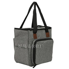 Load image into Gallery viewer, Knitting Bag Portable Yarn Storage Bag Tote for Wool Crochet Hooks Knitting Needles Sewing Supplies Set DIY Household Organizer
